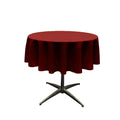 45" Solid Round Tablecloth - Over Lay Round Table Cover for Events Available in Different Sizes