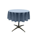 42" Solid Round Tablecloth - Over Lay Round Table Cover for Events Available in Different Sizes