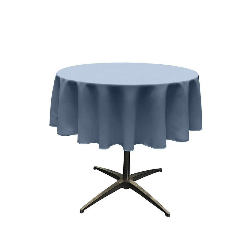 54" Solid Round Tablecloth - Over Lay Round Table Cover for Events Available in Different Sizes