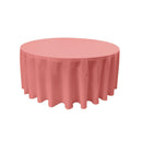 96" Round Drape Solid Tablecloth - Round Full Table Cover 3 Part Stitched Available in 84 Colors