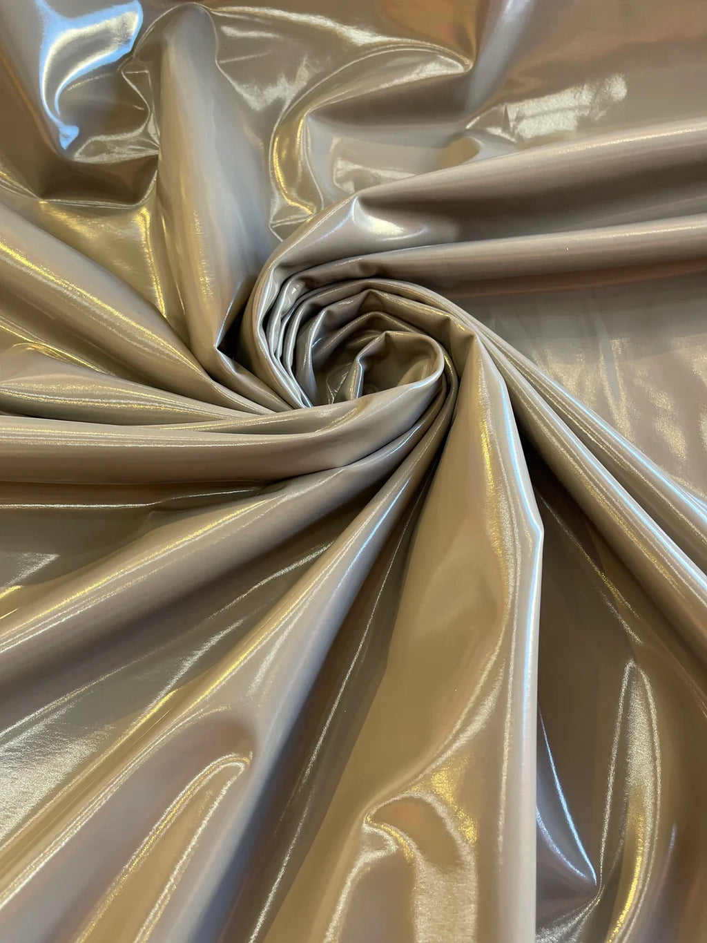 Latex Shiny Vinyl - Dark Gray - 4 Way Stretch Milliskin Vinyl Spandex Latex Fabric Sold by Yard