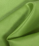 58/59" Satin Fabric Matte L'Amour - Dark Lime Green - (Peau de Soie) Duchess Dress Satin Fabric By The Yard