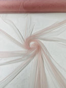 Illusion Mesh Sheer Fabric - Dusty Pink - 60" Wide Illusion Mesh Fabric Sold By The Yard