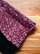 Mirror Sequins Velvet Fabric - Dusty Pink - Large Shiny Mirror Cut Sequins By Yard