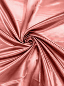 60" Satin Shiny Heavy Bridal Fabric for Prom, Wedding, Bridesmaid Dress Sold By Yard (Pick Color)