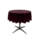 36" Solid Round Tablecloth - Over Lay Round Table Cover for Events Available in Different Sizes