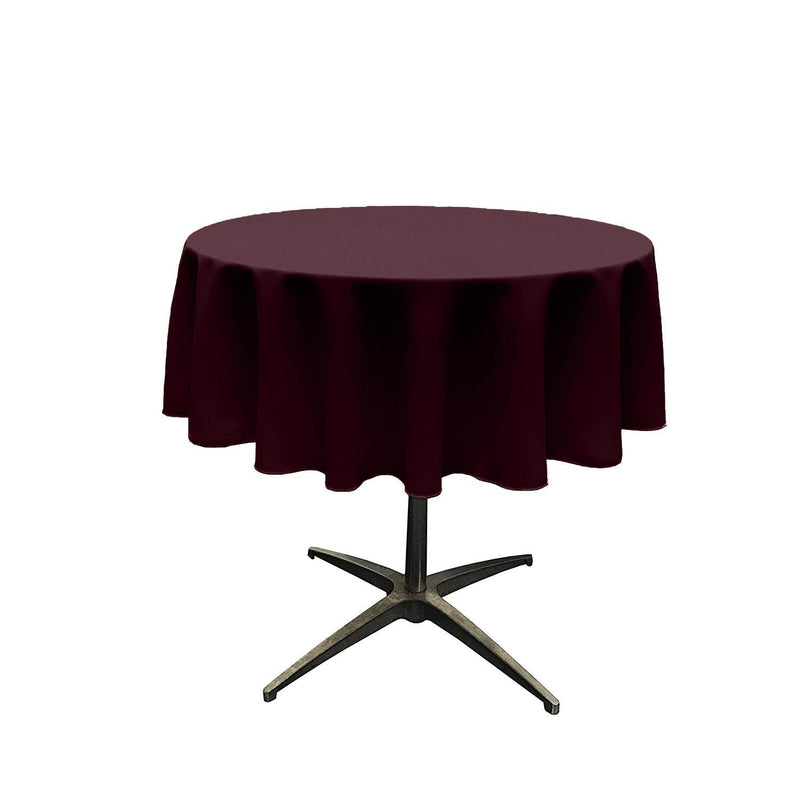 45" Solid Round Tablecloth - Over Lay Round Table Cover for Events Available in Different Sizes