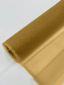Illusion Mesh Sheer Fabric - Dark Gold - 60" Wide Illusion Mesh Fabric Sold By The Yard