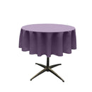 42" Solid Round Tablecloth - Over Lay Round Table Cover for Events Available in Different Sizes