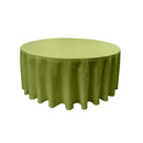 96" Round Drape Solid Tablecloth - Round Full Table Cover 3 Part Stitched Available in 84 Colors