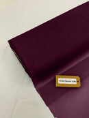 108" Tulle Illusion Fabric - Eggplant - Premium Tulle Polyester Fabric Sold By Roll of 50 Yards