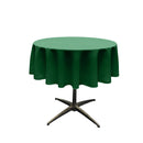 48" Solid Round Tablecloth - Over Lay Round Table Cover for Events Available in Different Sizes