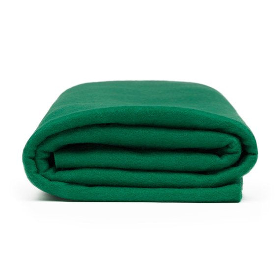 Flic Flac - 72" Wide Acrylic Felt Fabric - Emerald Green -  Sheet For Projects Sold By The Yard