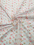 3D Butterfly Design Lace - Floral Print Pink - Embroidered Lace with 3D Butterfly Design By Yard