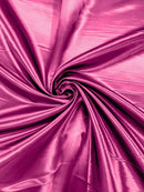 60" Satin Shiny Heavy Bridal Fabric for Prom, Wedding, Bridesmaid Dress Sold By Yard (Pick Color)