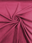 58" Soft Solid Polar Fleece Fabric - Fuchsia - Anti-Pill Soft Polar Fleece Fabric Sold by Yard