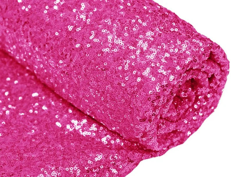 Mini Glitz Sequins - Shiny Sequins Embroidered on Mesh Fabric - Pick Color - 30 Yard Roll