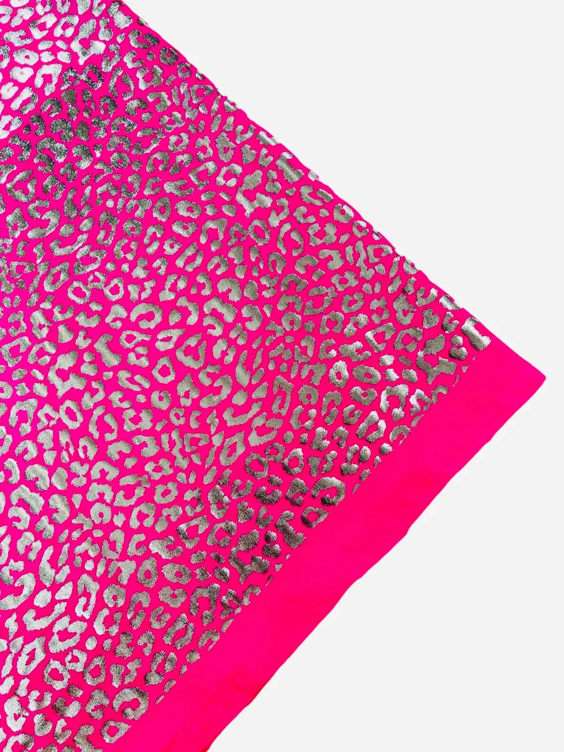 Cheetah Design Spandex Fabric - Fuchsia - 58/60" Animal Print 4 Way Stretch Fabric By Yard