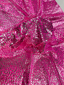 Cheetah Design Spandex Fabric - Fuchsia - 58/60" Animal Print 4 Way Stretch Fabric By Yard