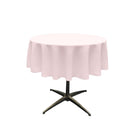 36" Solid Round Tablecloth - Over Lay Round Table Cover for Events Available in Different Sizes