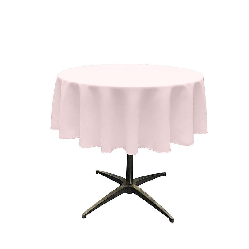 54" Solid Round Tablecloth - Over Lay Round Table Cover for Events Available in Different Sizes