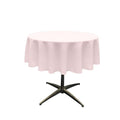 48" Solid Round Tablecloth - Over Lay Round Table Cover for Events Available in Different Sizes