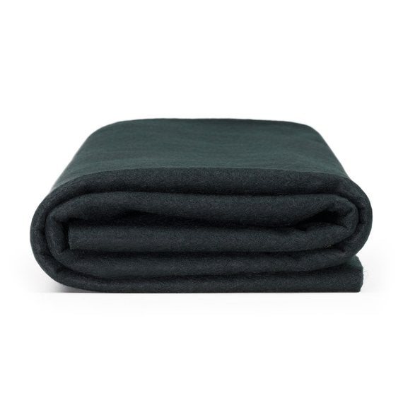 Flic Flac - 72" Wide Acrylic Felt Fabric - Black -  Sheet For Projects  Sold By The Yard