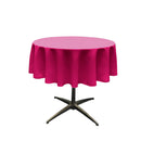36" Solid Round Tablecloth - Over Lay Round Table Cover for Events Available in Different Sizes