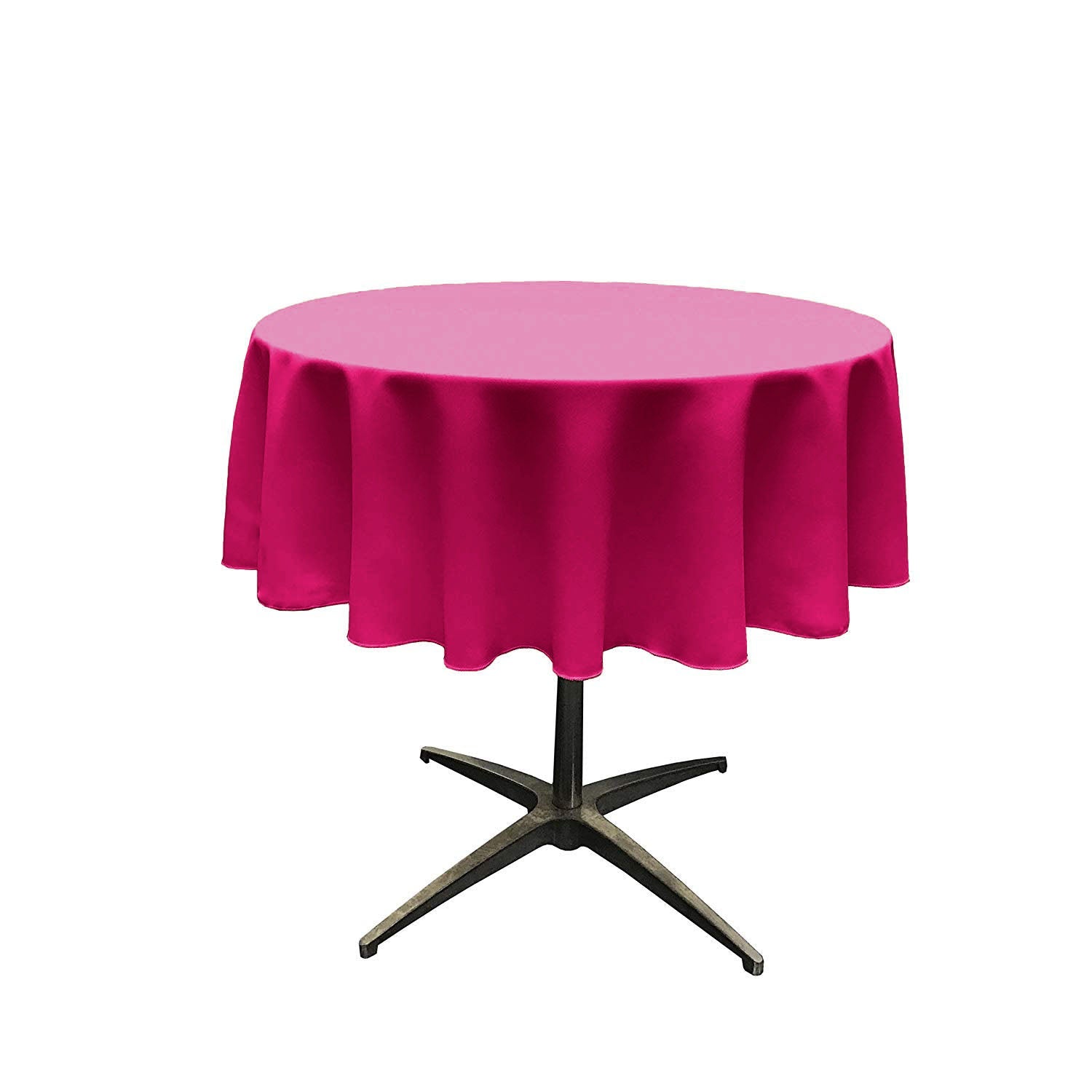 58" Solid Round Tablecloth - Over Lay Round Table Cover for Events Available in Different Sizes