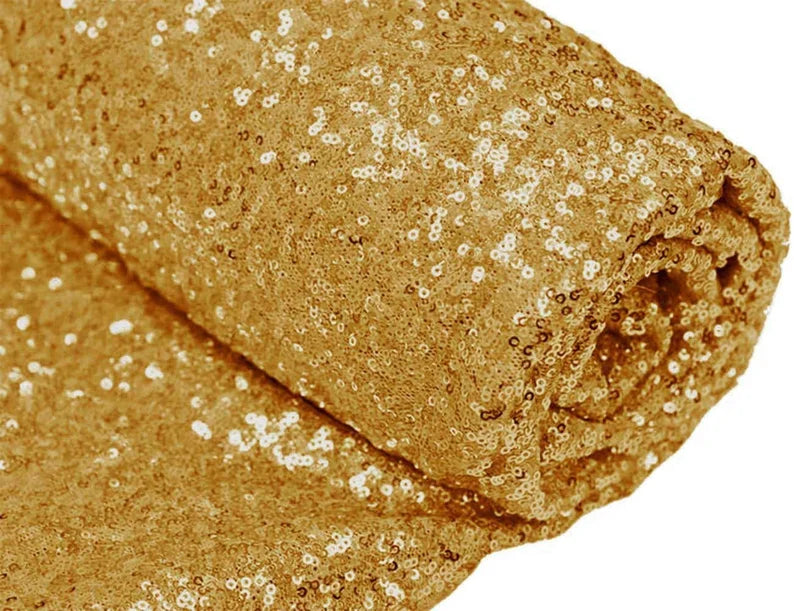 Mini Glitz Sequins - Shiny Sequins Embroidered on Mesh Fabric - Pick Color - 30 Yard Roll