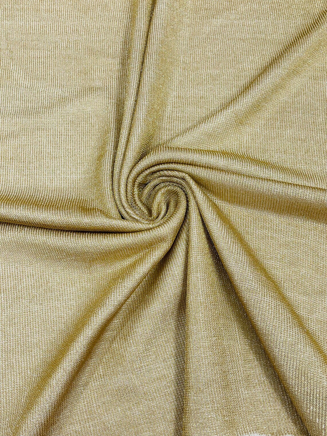 Chain Mesh Shiny Fabric - Gold - Metallic Chainmail Faux Chain Fabric Sold By The Yard