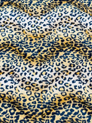 Leopard Velboa Faux Fur Fabric - Gold - Cheetah Animal Print Velboa Fabric Sold By The Yard