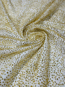 Glitter Mesh Sheer Fabric - Gold - 60" Wide Shiny Glitter Mesh Fabric Sold By The Yard
