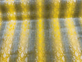 Vinyl Fabric - Gold Faux Viper Snake Skin Leather Upholstery - 3D Scales - By The Yard