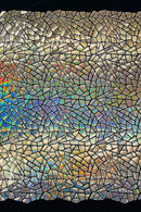 Mirror Sequins Velvet Fabric - Iridescent Gold - Large Shiny Mirror Cut Sequins By Yard