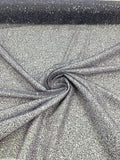 3D Beaded Lace Fabric - Grape - Heavy Embroidery Handmade Lace, Beaded Fabric By Yard
