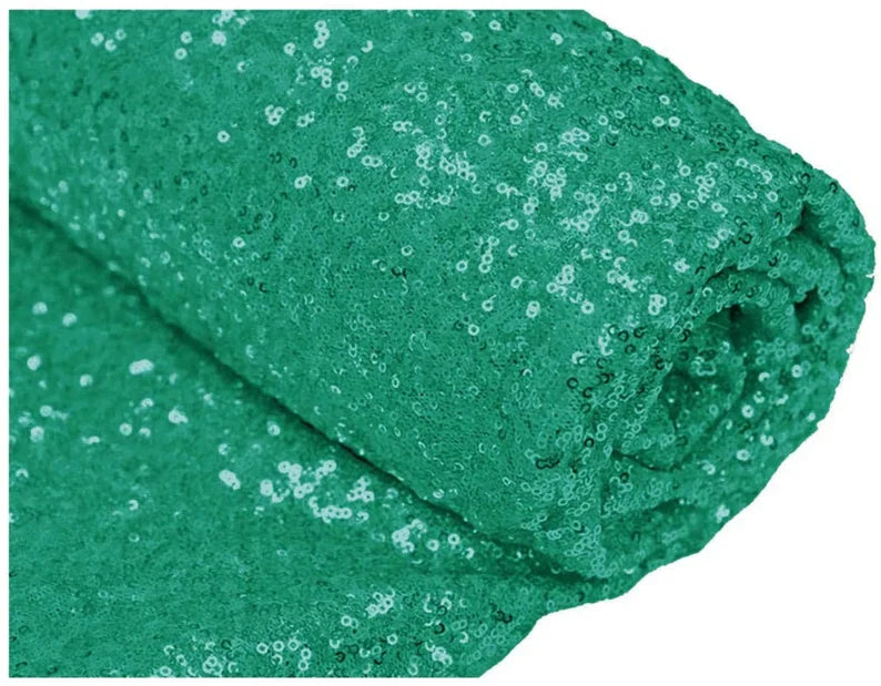 Mini Glitz Sequins - Shiny Sequins Embroidered on Mesh Fabric - Pick Color - 30 Yard Roll