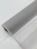 Illusion Mesh Sheer Fabric - Grey - 60" Wide Illusion Mesh Fabric Sold By The Yard