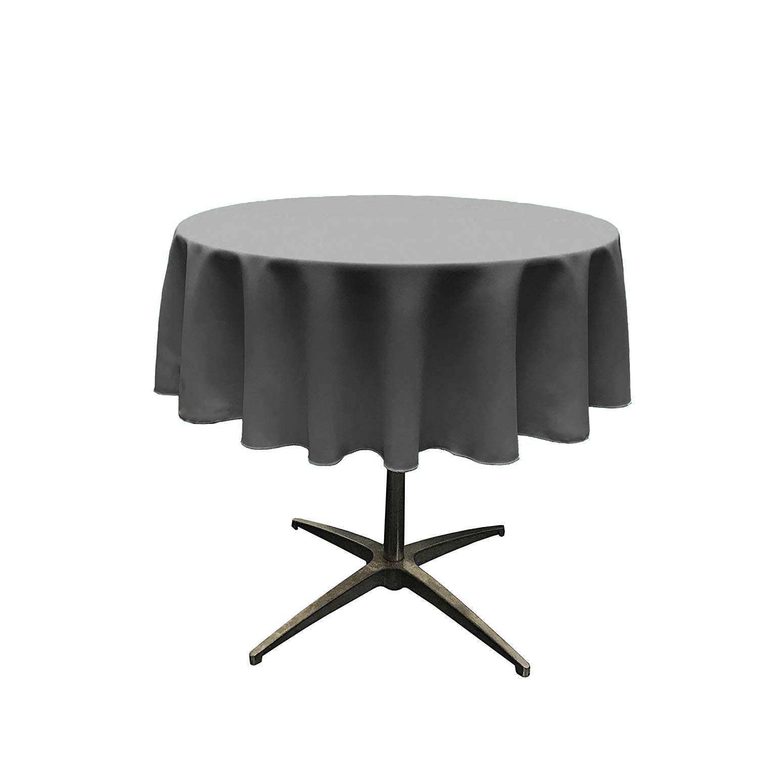 48" Solid Round Tablecloth - Over Lay Round Table Cover for Events Available in Different Sizes