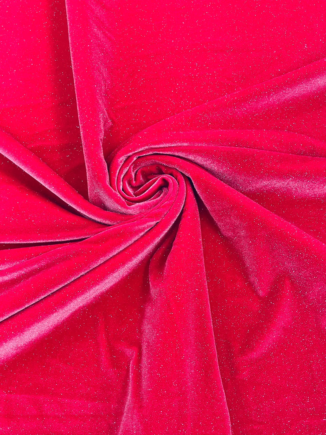 Glitter Stretch Velvet Fabric - 58"/60 Stretch Shimmer Glitter Velvet Fabric By Yard