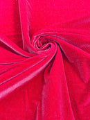 Glitter Stretch Velvet Fabric - 58"/60 Stretch Shimmer Glitter Velvet Fabric By Yard