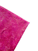 Anaconda Stretch Velvet - Hot Pink - 58/60" Stretch Velvet Fabric with Anaconda Snake Print By Yard