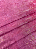 Anaconda Stretch Velvet - 58/60" Stretch Velvet Fabric with Anaconda Snake Print By Yard