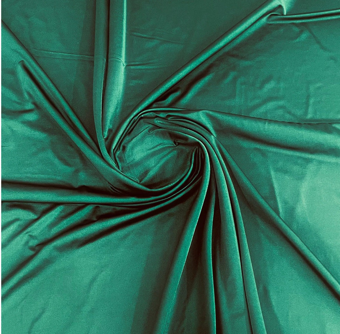 58" Shiny Milliskin Fabric - 4 Way Stretch Milliskin Shiny Fabric by The Yard (Pick a Color)