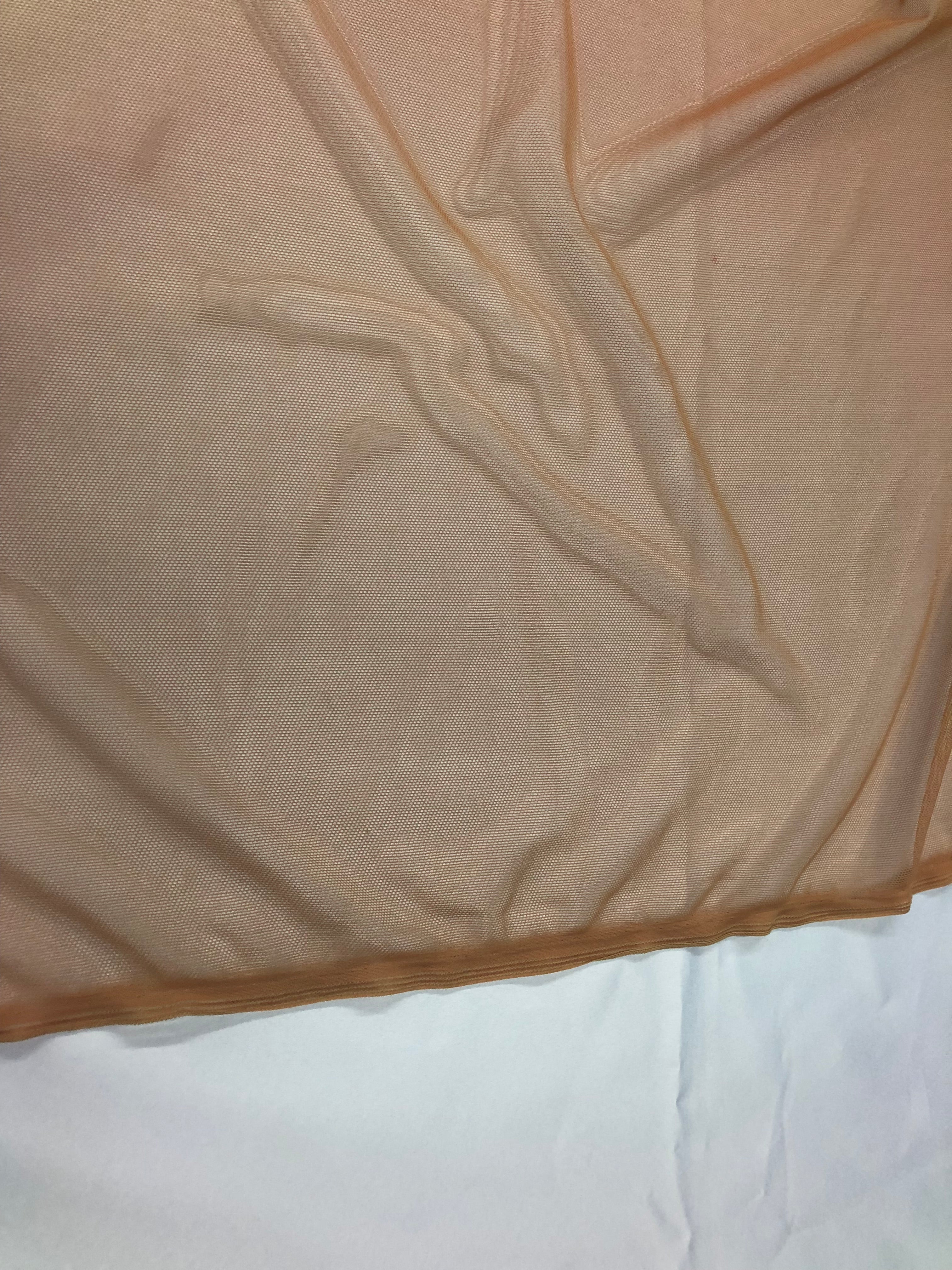 Power Mesh Fabric By The Yard - Skin - Nylon Lycra Spandex 4 Way Stretch Apparel Fabric  58"/60"