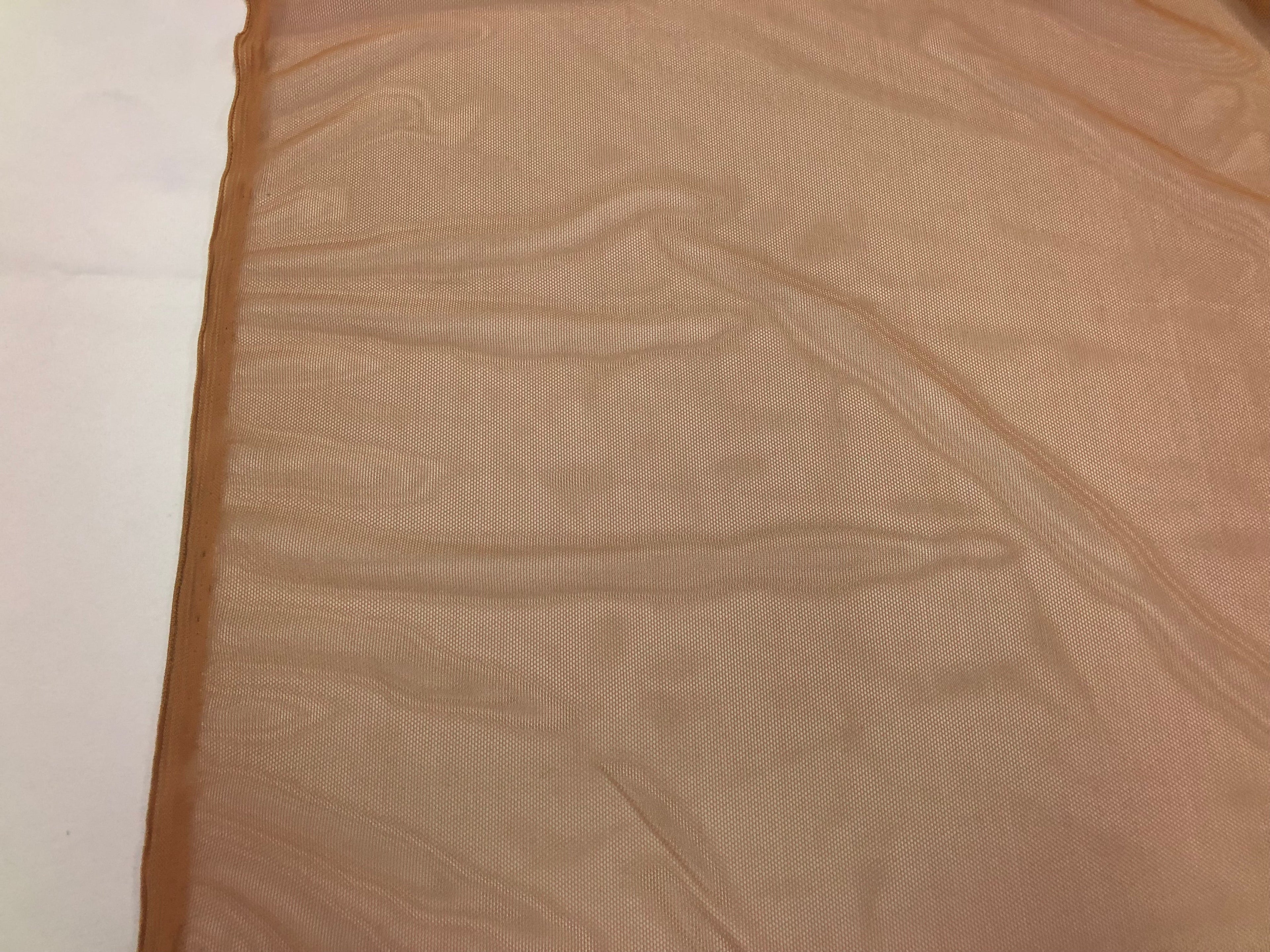 Power Mesh Fabric By The Yard - Skin - Nylon Lycra Spandex 4 Way Stretch Apparel Fabric  58"/60"