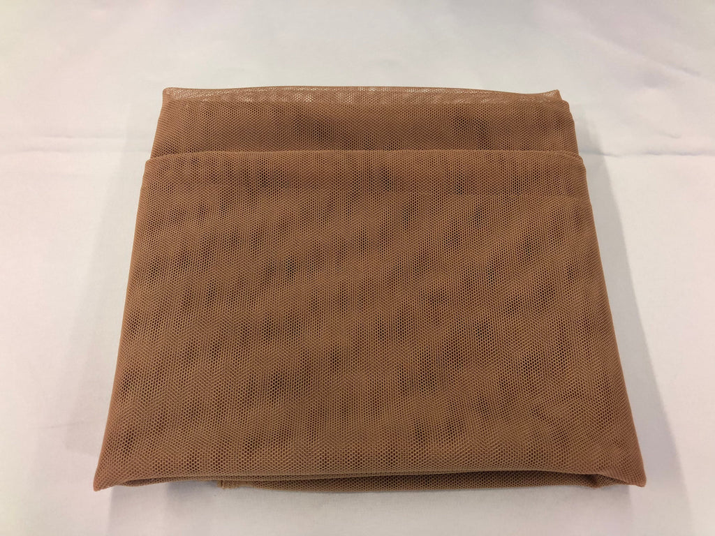 Power Mesh Fabric By The Yard - Skin - Nylon Lycra Spandex 4 Way Stretch Apparel Fabric  58"/60"