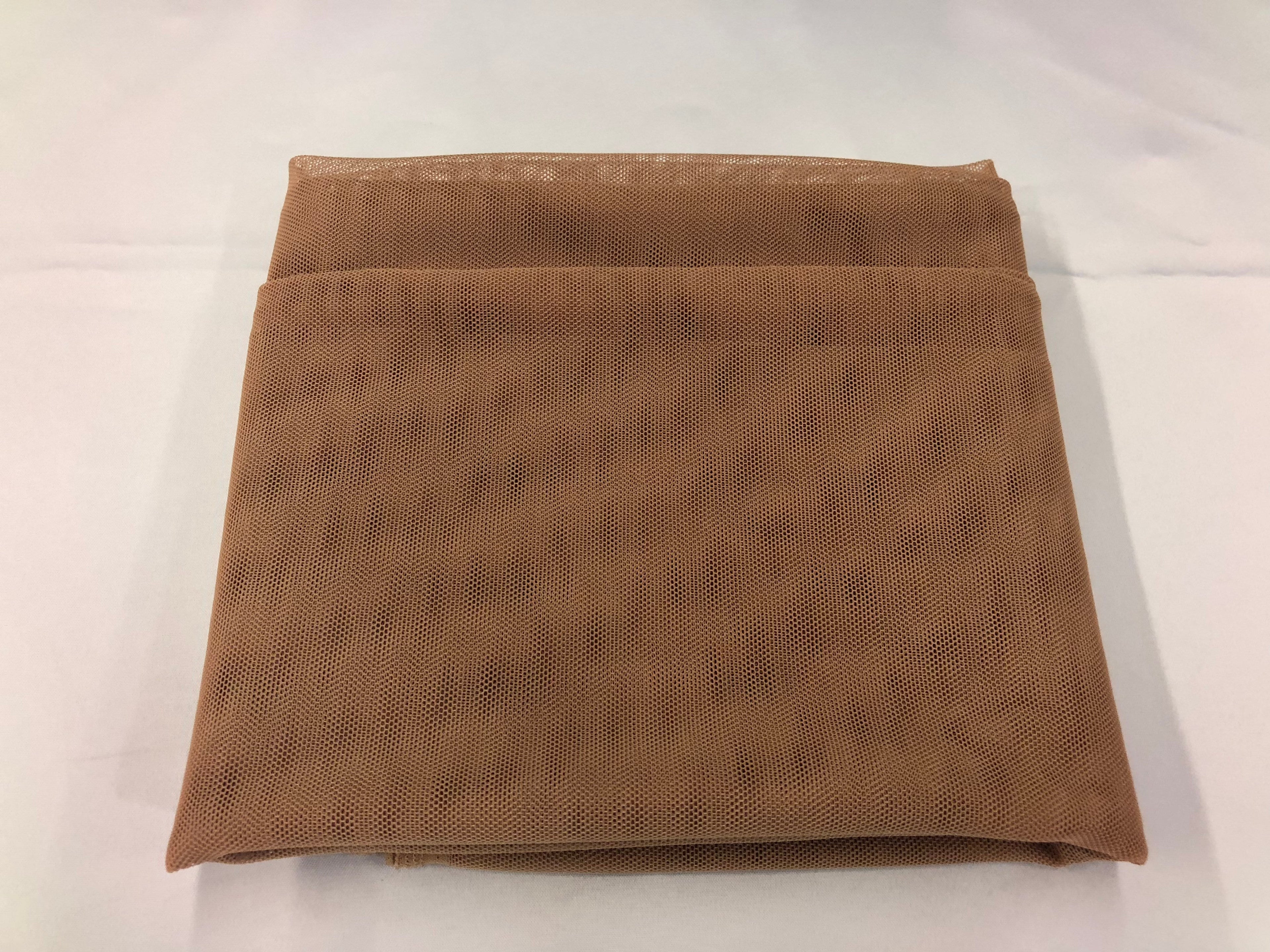 Power Mesh Fabric By The Yard - Skin - Nylon Lycra Spandex 4 Way Stretch Apparel Fabric  58"/60"