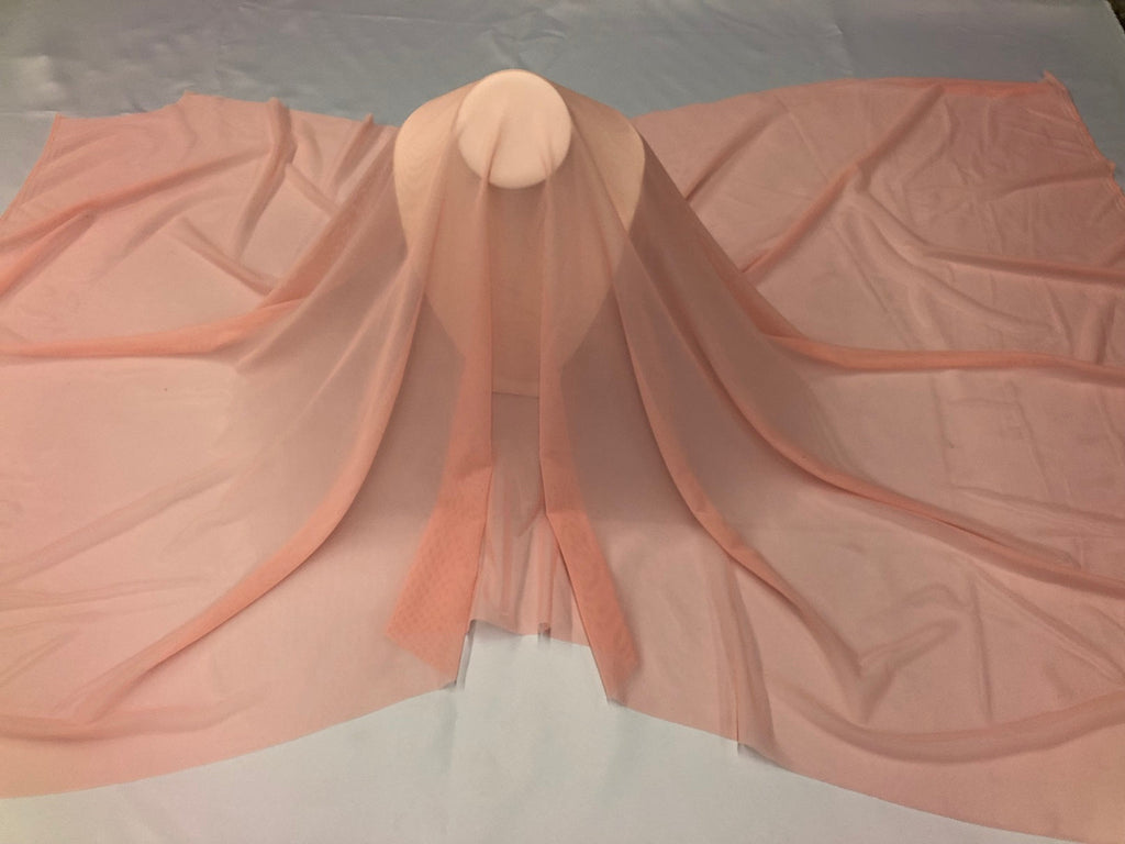 Power Mesh Fabric By The Yard Candy Pink Nylon Lycra Spandex 4 Way Stretch Apparel Fabric  58"/60"