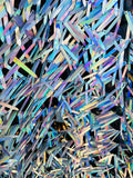 Sword Shape Hanging Sequins - Unicorn -  Iridescent Hanging Sequins On Mesh Fabric By Yard